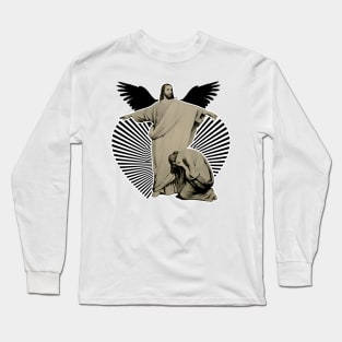 Christ Jesus is a comforting angel Long Sleeve T-Shirt